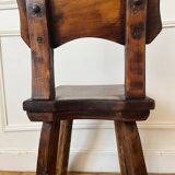 Rustic and brutalist chair