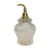 Vintage moulded glass tulip hand lamp