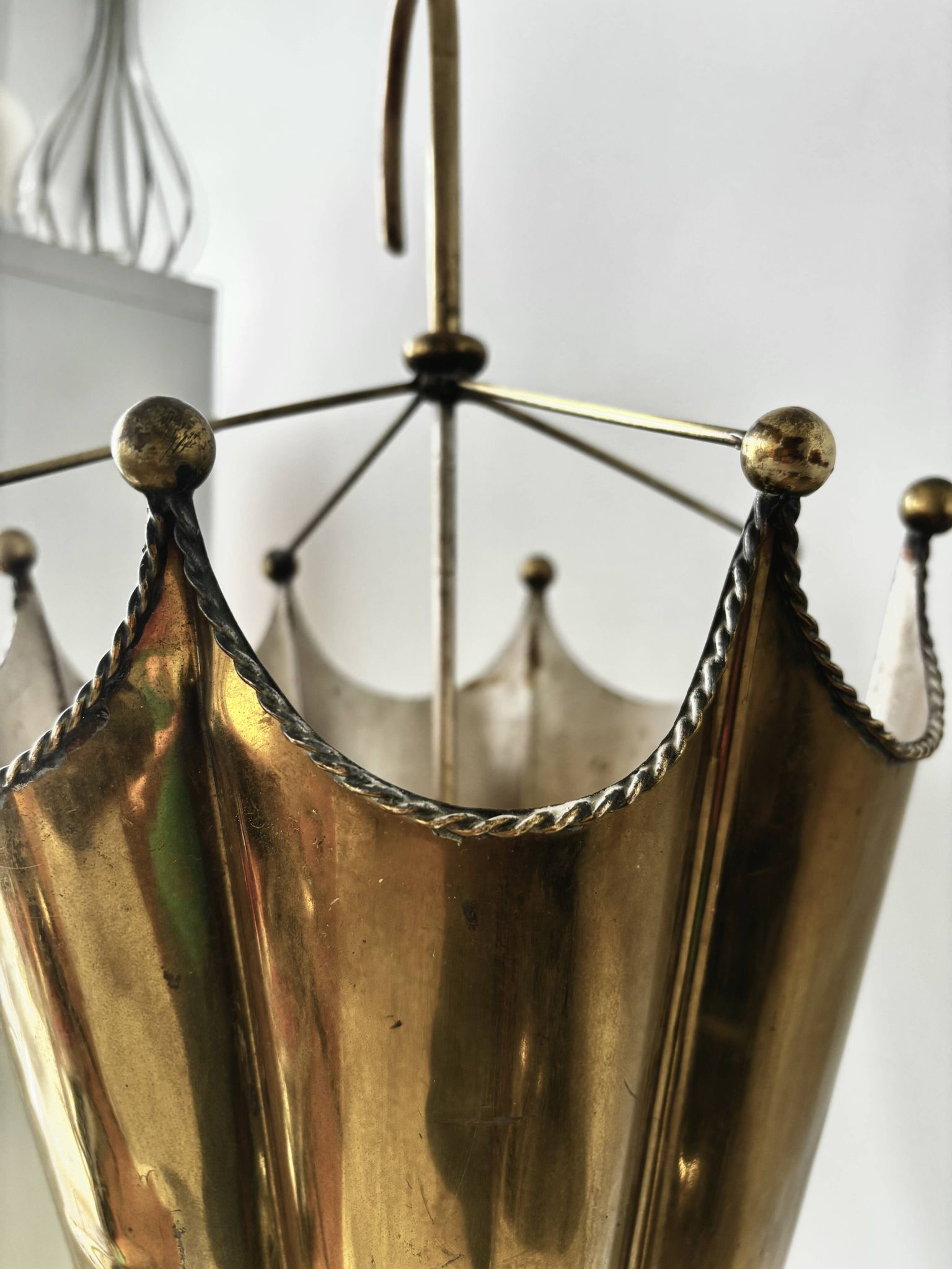Porte parapluie en laiton 1960