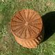 Vintage wicker laundry basket