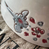 Lot 2 bowls engraved and painted hands
