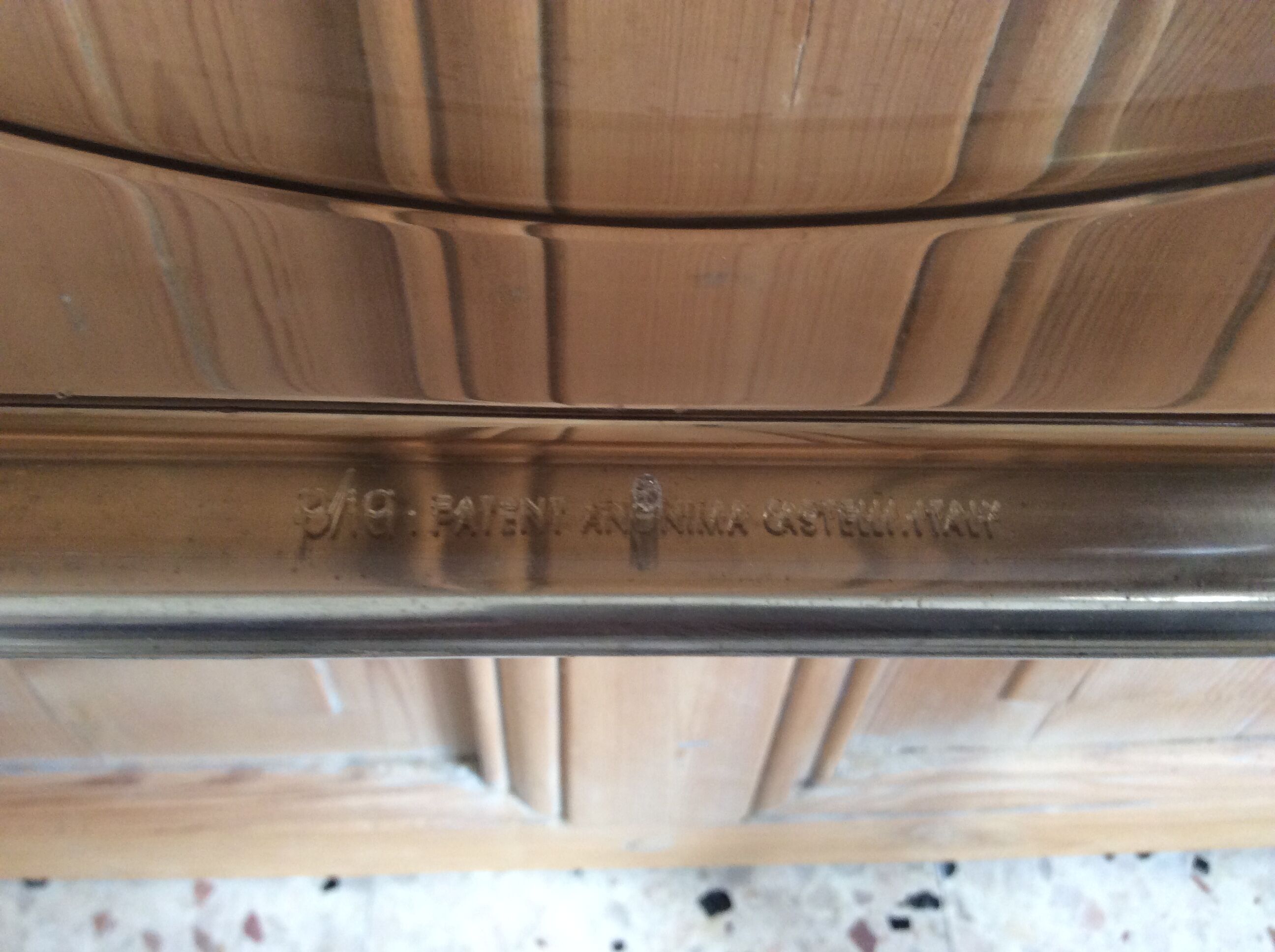 Folded chair by Giancardo Piretti for Castelli