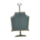Old metal and glass magazine rack