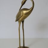 The decorative brass bird