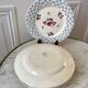 Set of 8 flat plates Digoin Sarreguemines 30s 40s