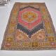 Red & Orange Turkish Wool Rug sku 2493