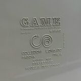 Rolling Bar Cart in Beige Plastic by Marcello Siard for Longato, Italy, 1970