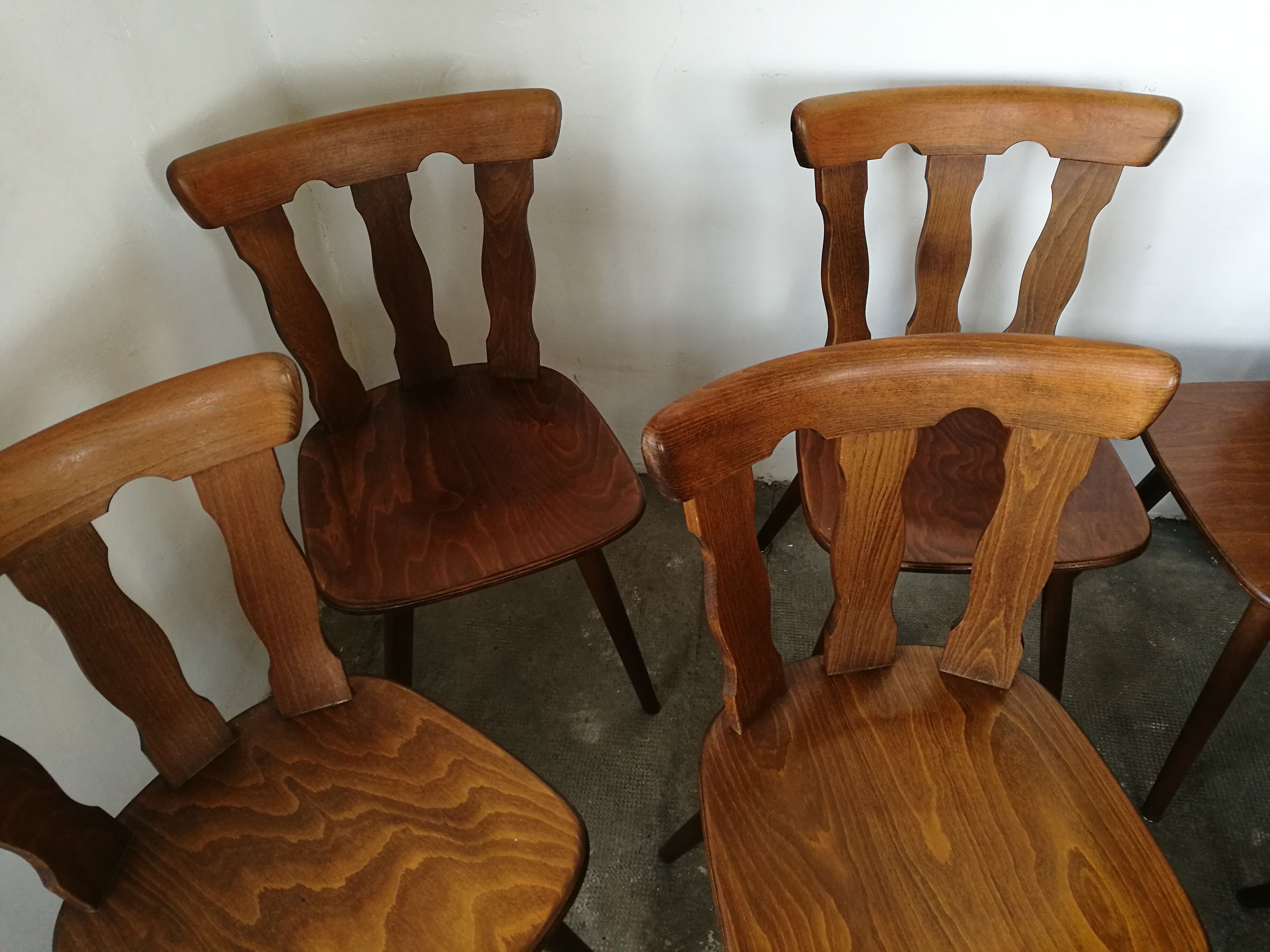 Set of 12 bistro chairs
