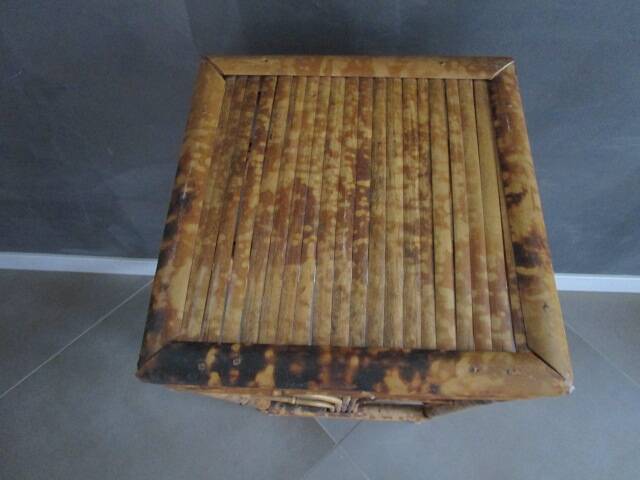 Antique bamboo stool