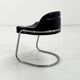 Orix Black Chair by Vittorio Parigi and Nani Prina for Molteni, 1970