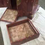 Oriental inspired furniture, made of pallet wood