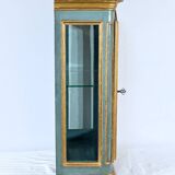 Small Showcase in Painted and Gilded Wood, Louis XV Style – Early 19th Century