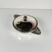 Sucrier en métal argenté, style Art Déco – XXe siècle