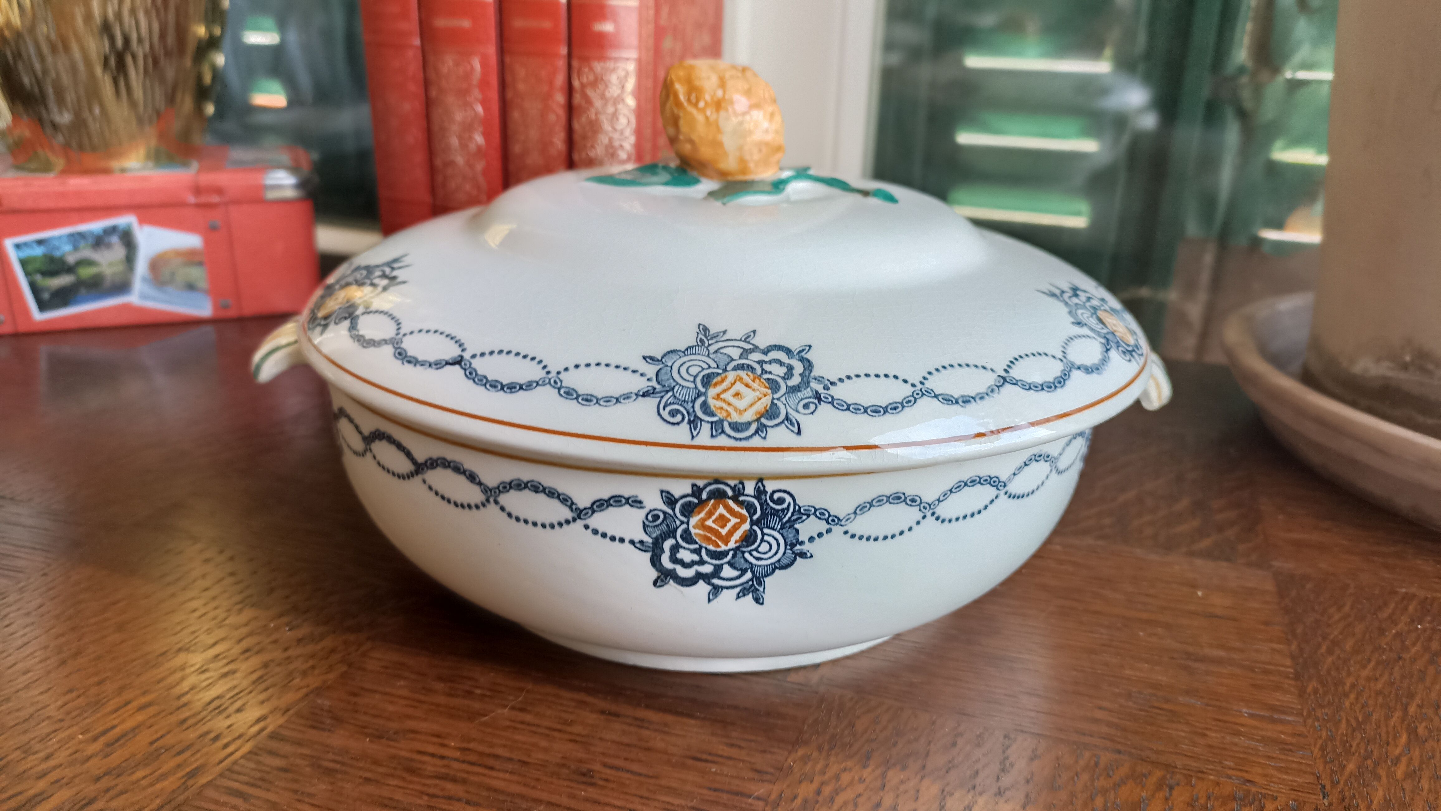 Old vegetable tree in iron earth by Saint-Amand