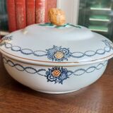 Old vegetable tree in iron earth by Saint-Amand