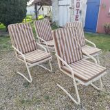 Vintage metal garden chairs