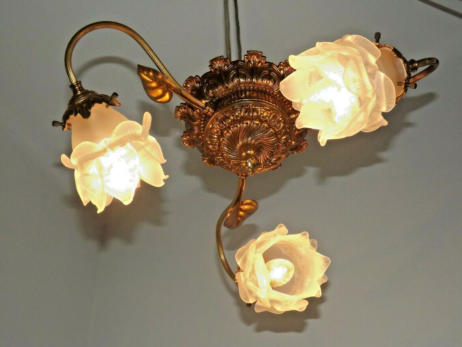 Lustre italien en bronze