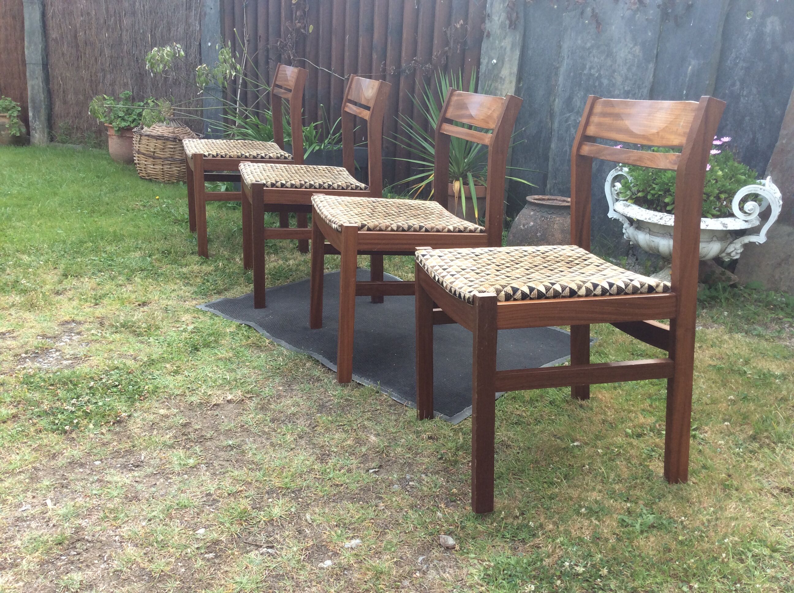 Vintage Scandinavian teak chairs