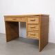 Vintage Boho Chic desk in bamboo and rattan