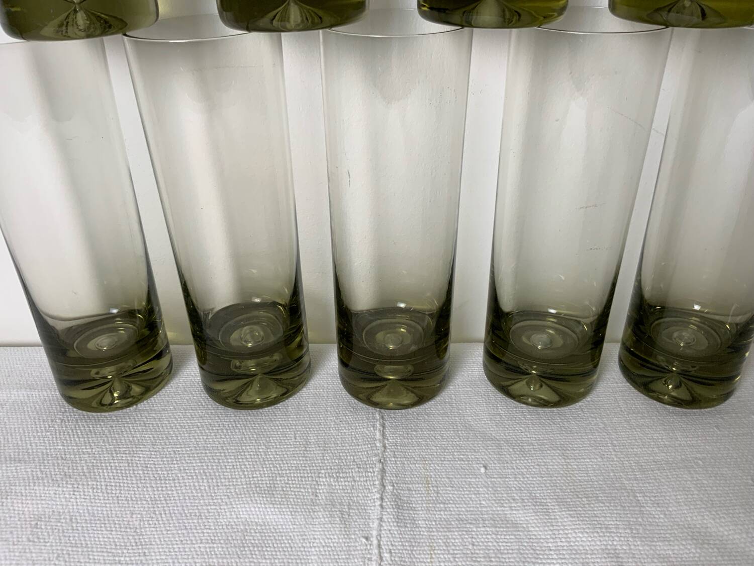 Long Drink Smoked Glasses