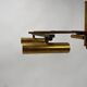 Mid-Century Ceiling Light in Brass & Metal from Stilnovo, Italy, 1950s