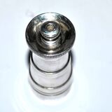 Peter piper vintage english pepper mill in silver metal park green pepper mill