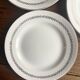 Sarreguemines Dubarry earthenware dessert plates