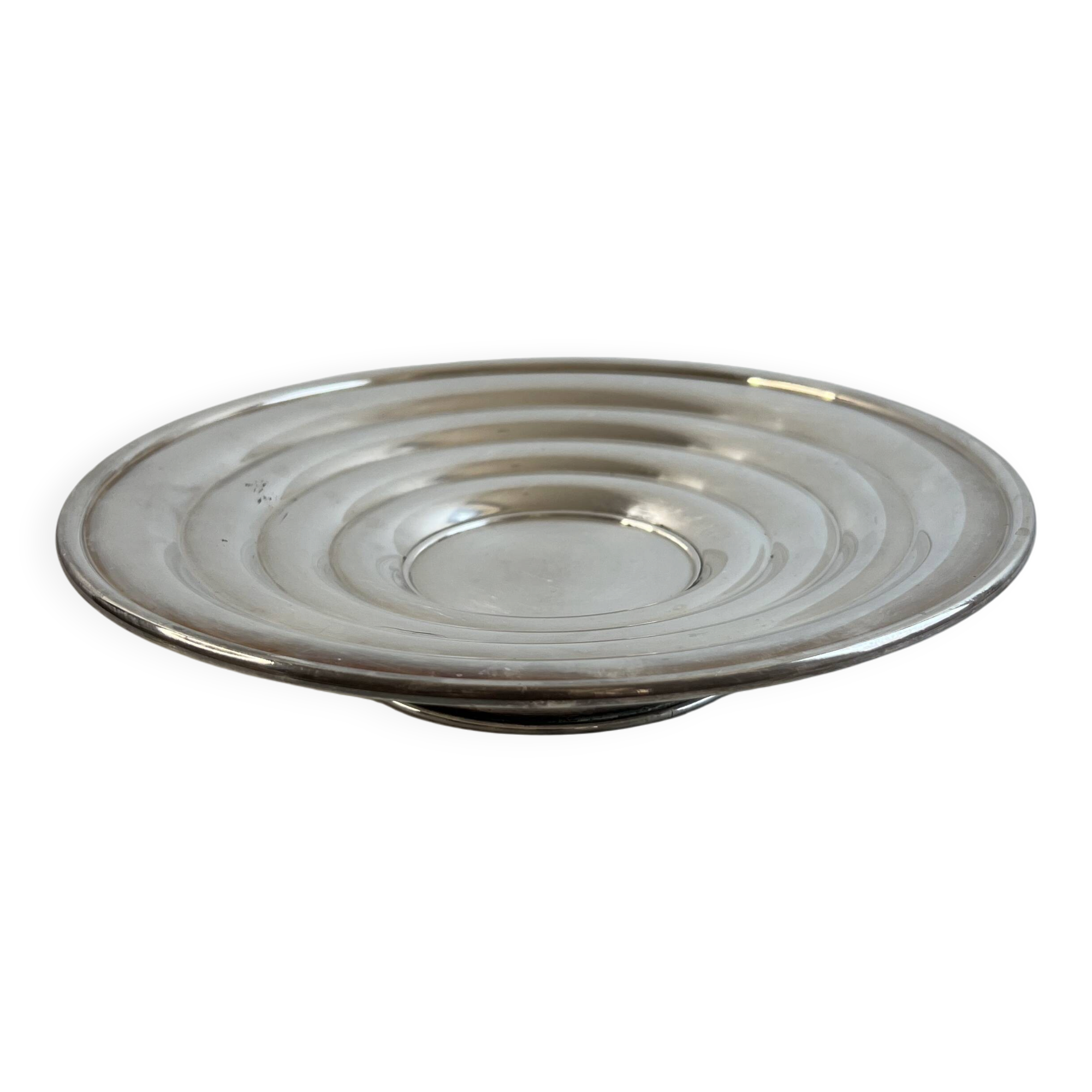 Art Deco silver-plated bowl