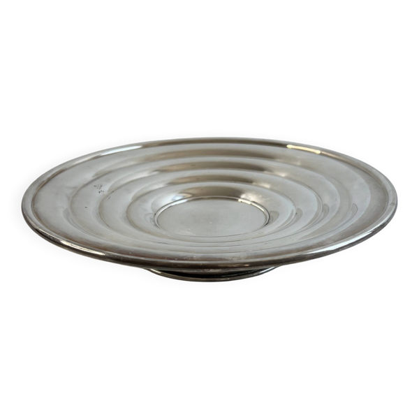 Coupe Art Déco en métal argenté