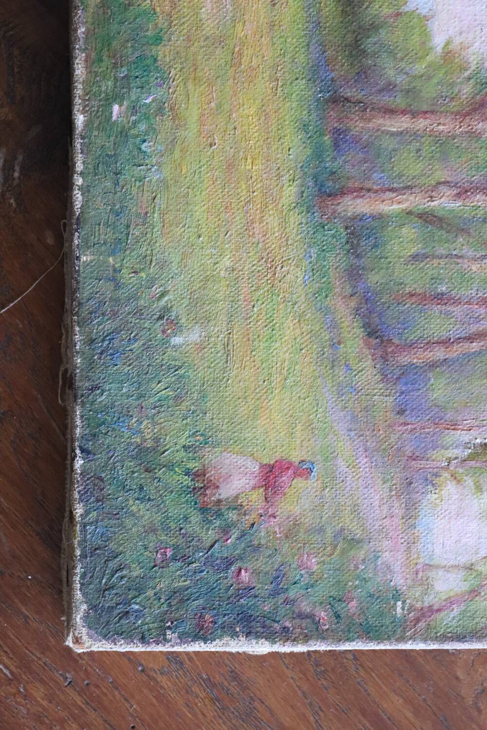 Oil on canvas Countryside scene signed H. Glaize – circa 1930/50
