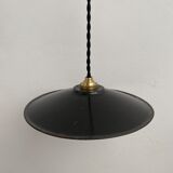 Lot 2 industrial hanging emaillee noires