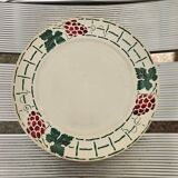 Dessert plates "Meudon" faience of Badonviller