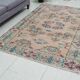 Flower Design Oushak Carpet