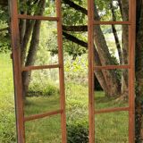 Double-leaf mirror (French window)