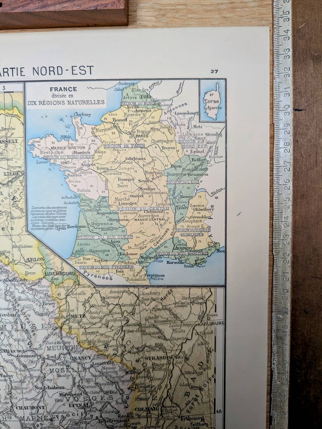 Printed in 1900, Northeast France.