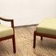 Danish Mid-Century  Lounge Chair and Stool by Ole Wanscher for Poul Jeppensens, Senator Series