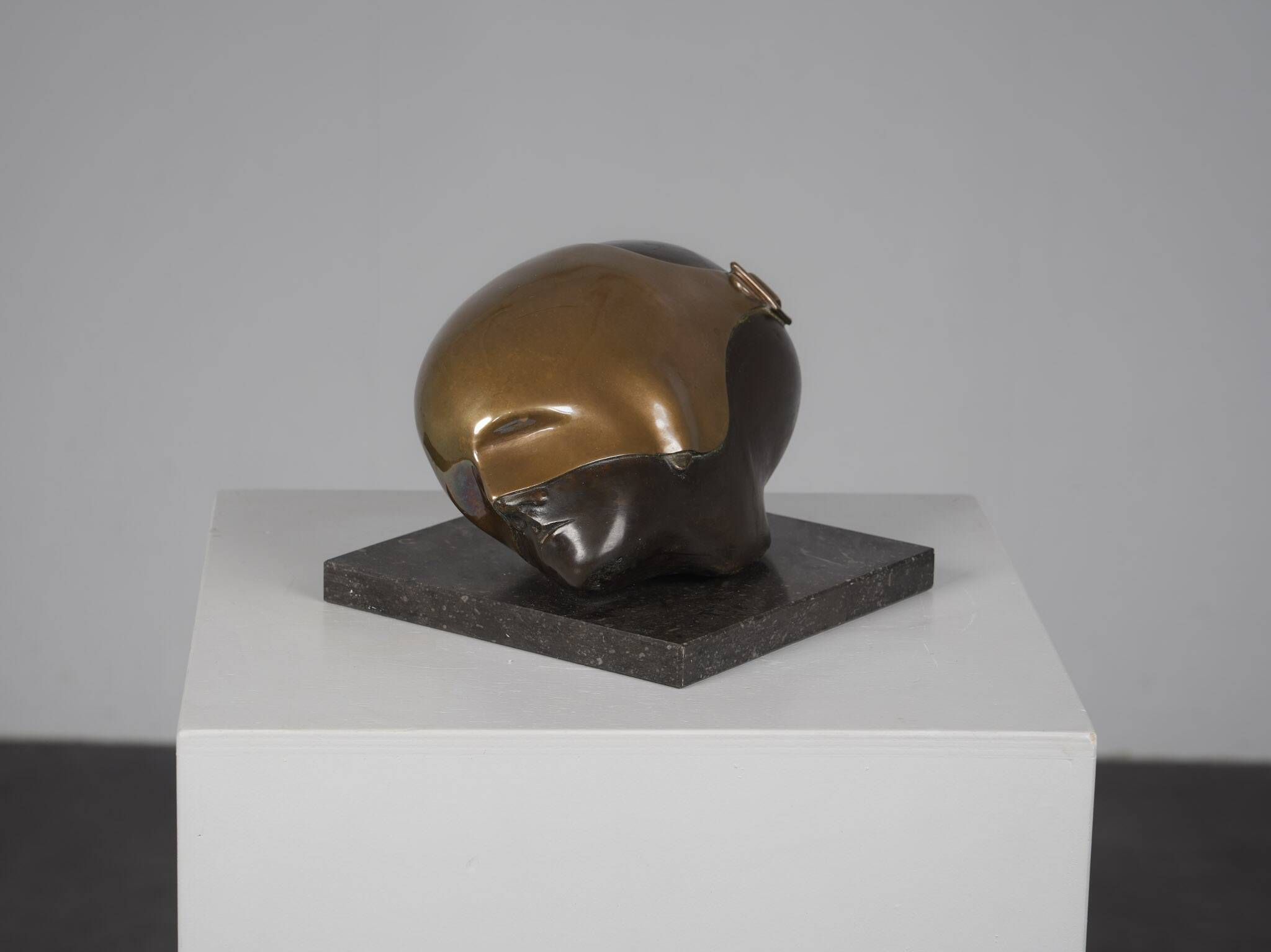 Intriguing bronze sculpture by Jos van Vreeswijk, Netherlands, 20th century