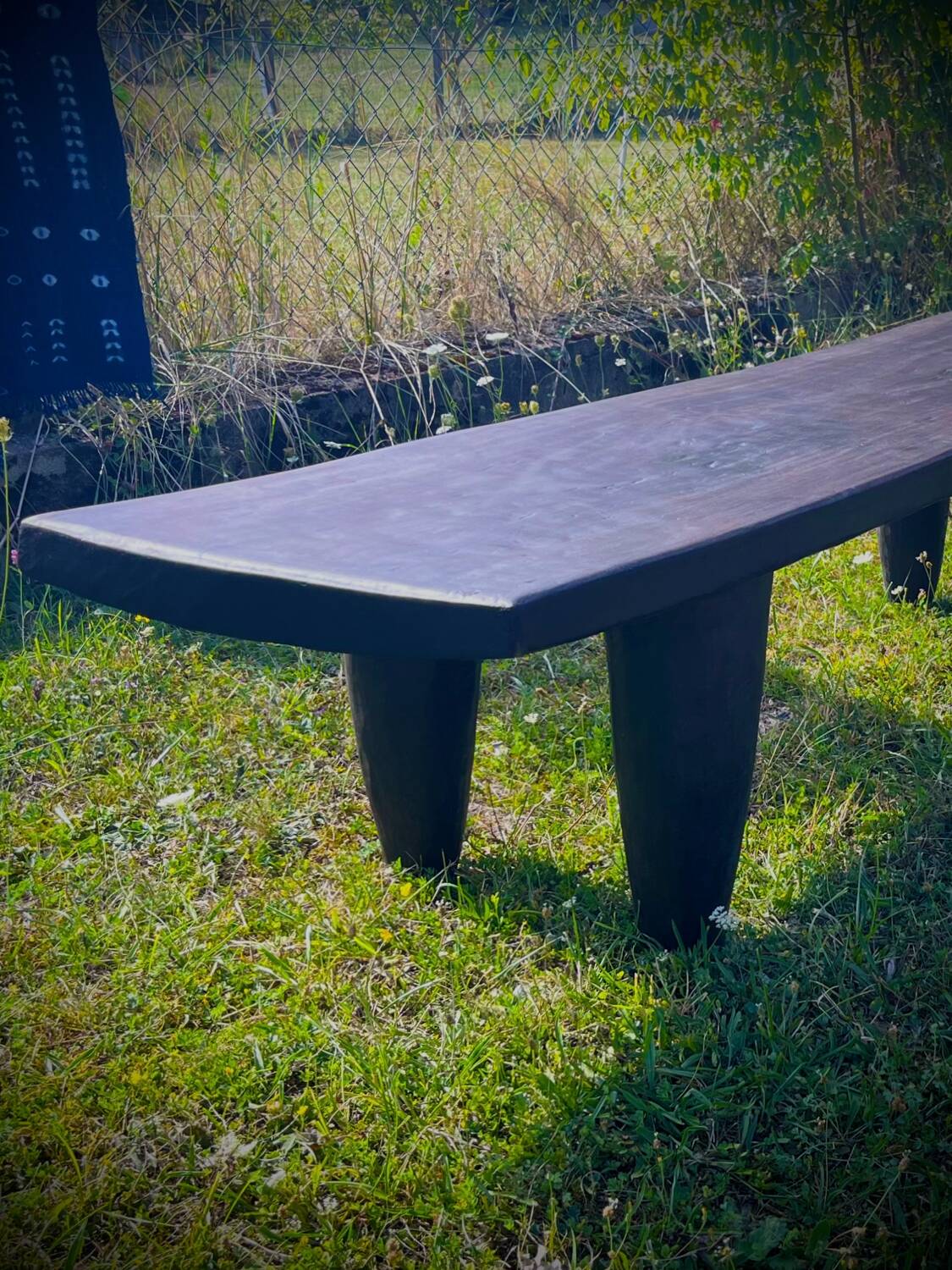 Senoufo Coffee Table XXXL (2m | 1.80m) in Solid Wood