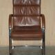 Fauteuil de bureau William Hands Orion en cuir, style Mid-Century Modern