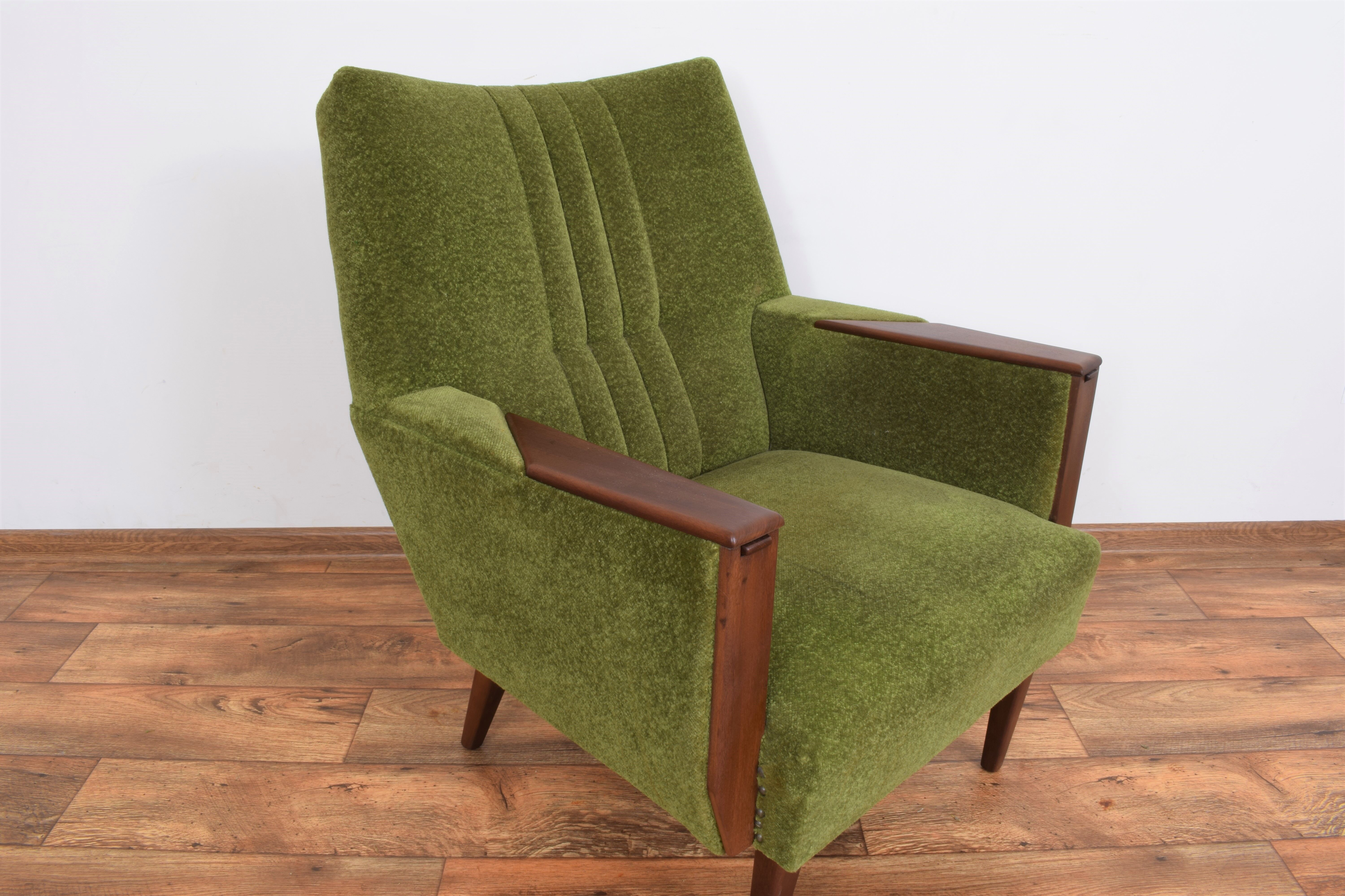 Danish teak armchairs, set of 2