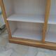 Raw wood craft furniture, pearl gray interior.