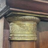 Buffet Empire début XIXème en acajou et dessus marbre noir