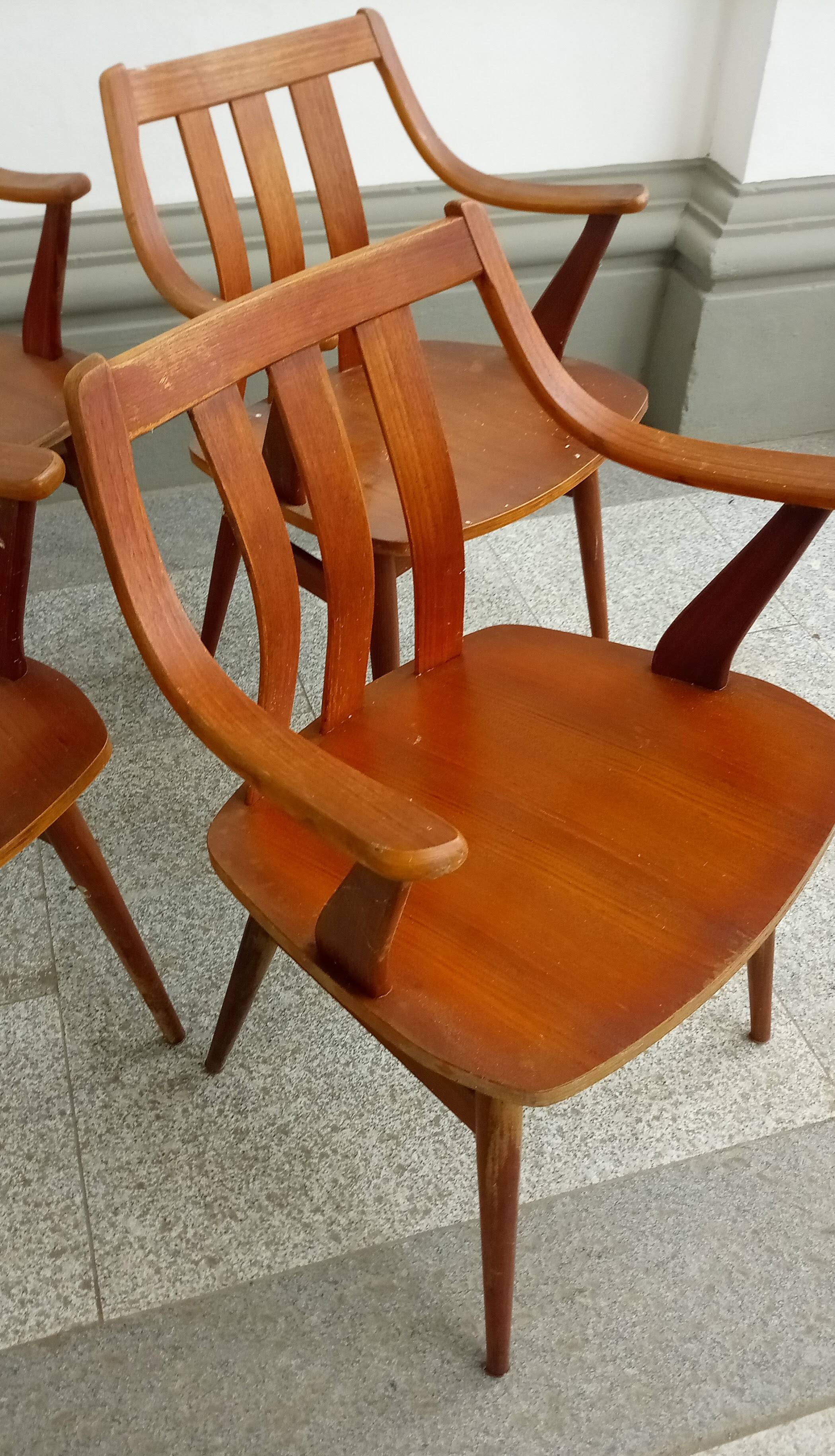 set of five armchairs by Cees Braakman für Pastoe