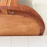 Elegant Art Deco-style hanging display cabinet