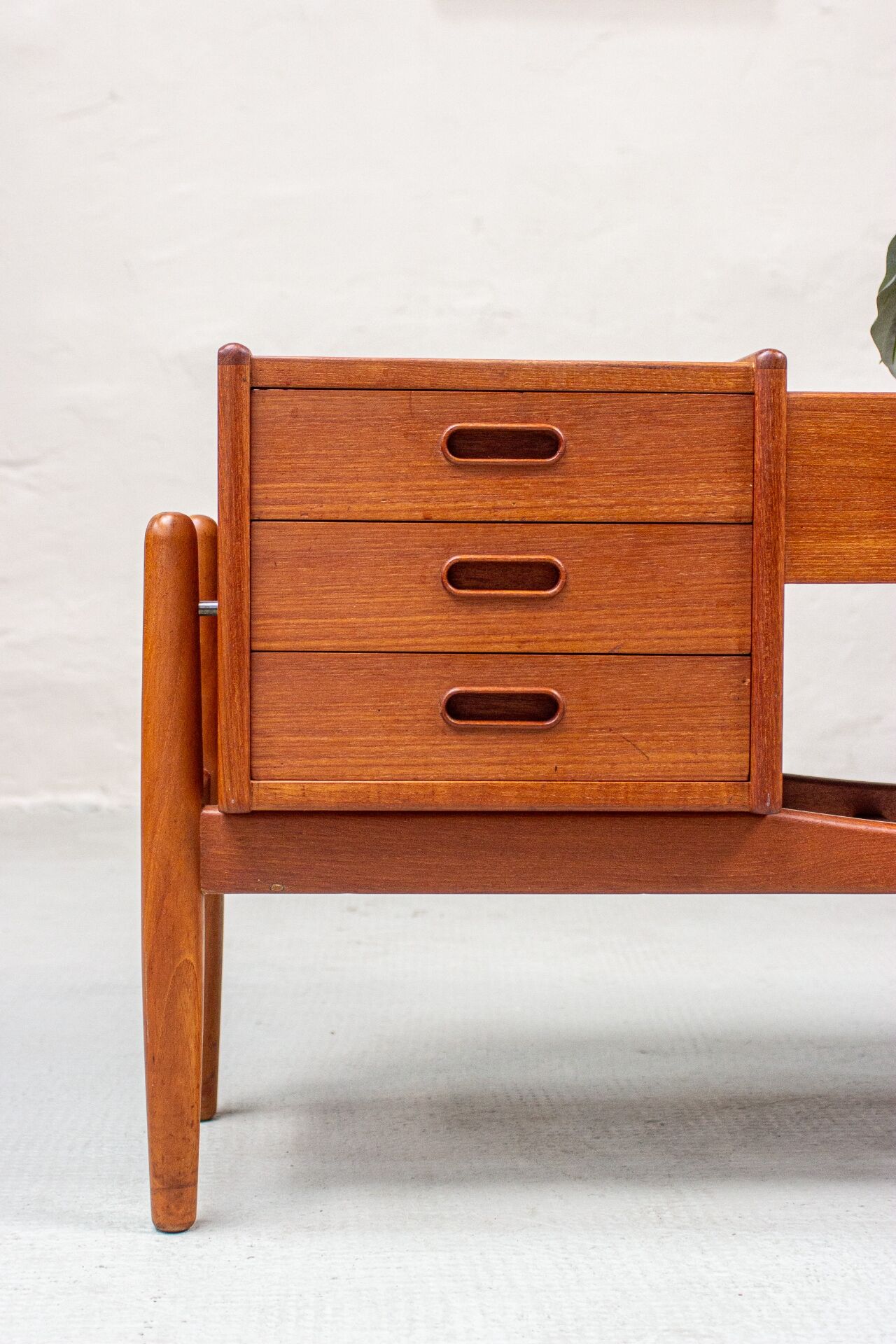 Arne Wahl Iversen plant bench chest of drawers vintage teak Danish 60s