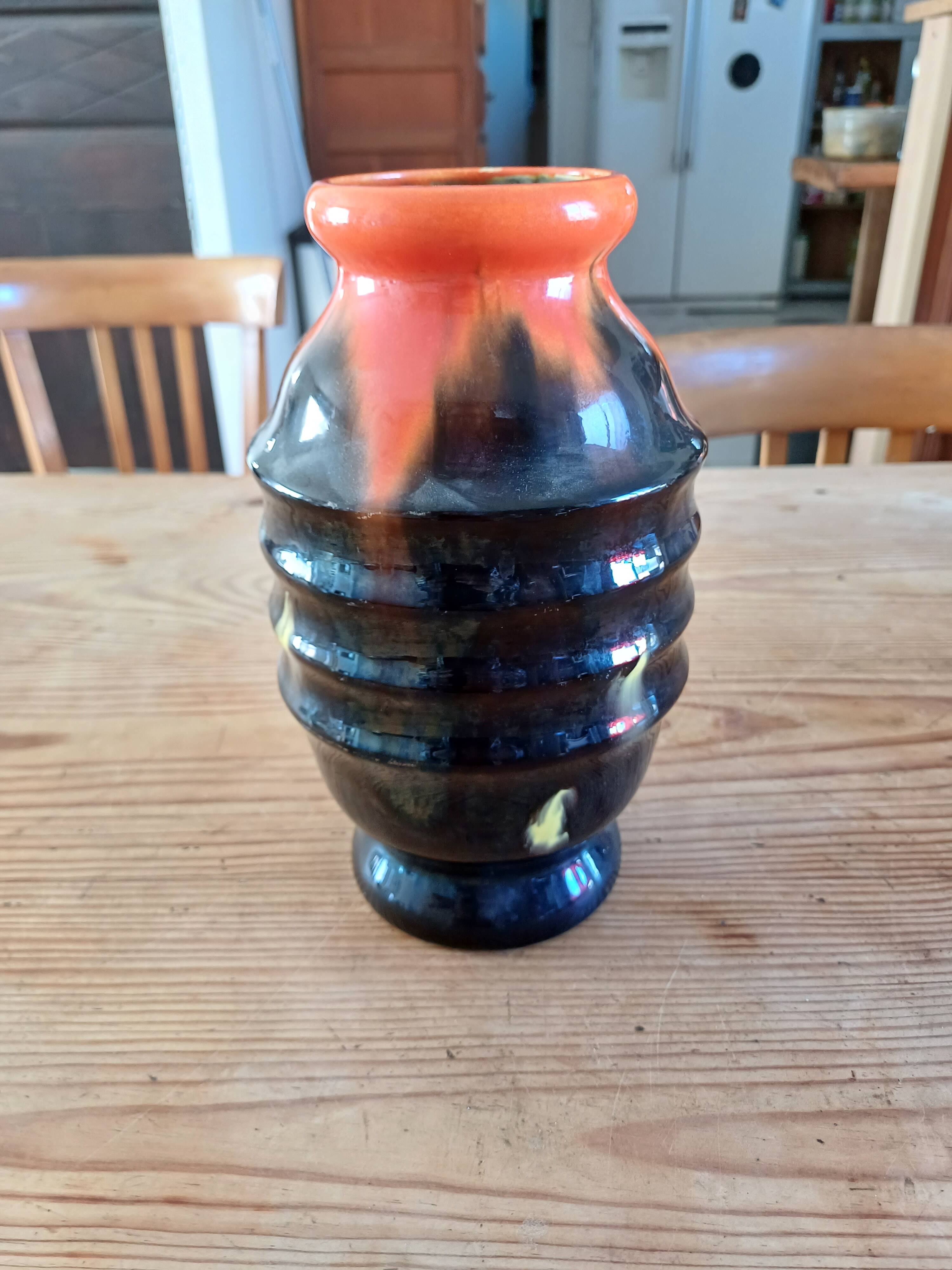 Vintage Earthenware Vase from the 60s