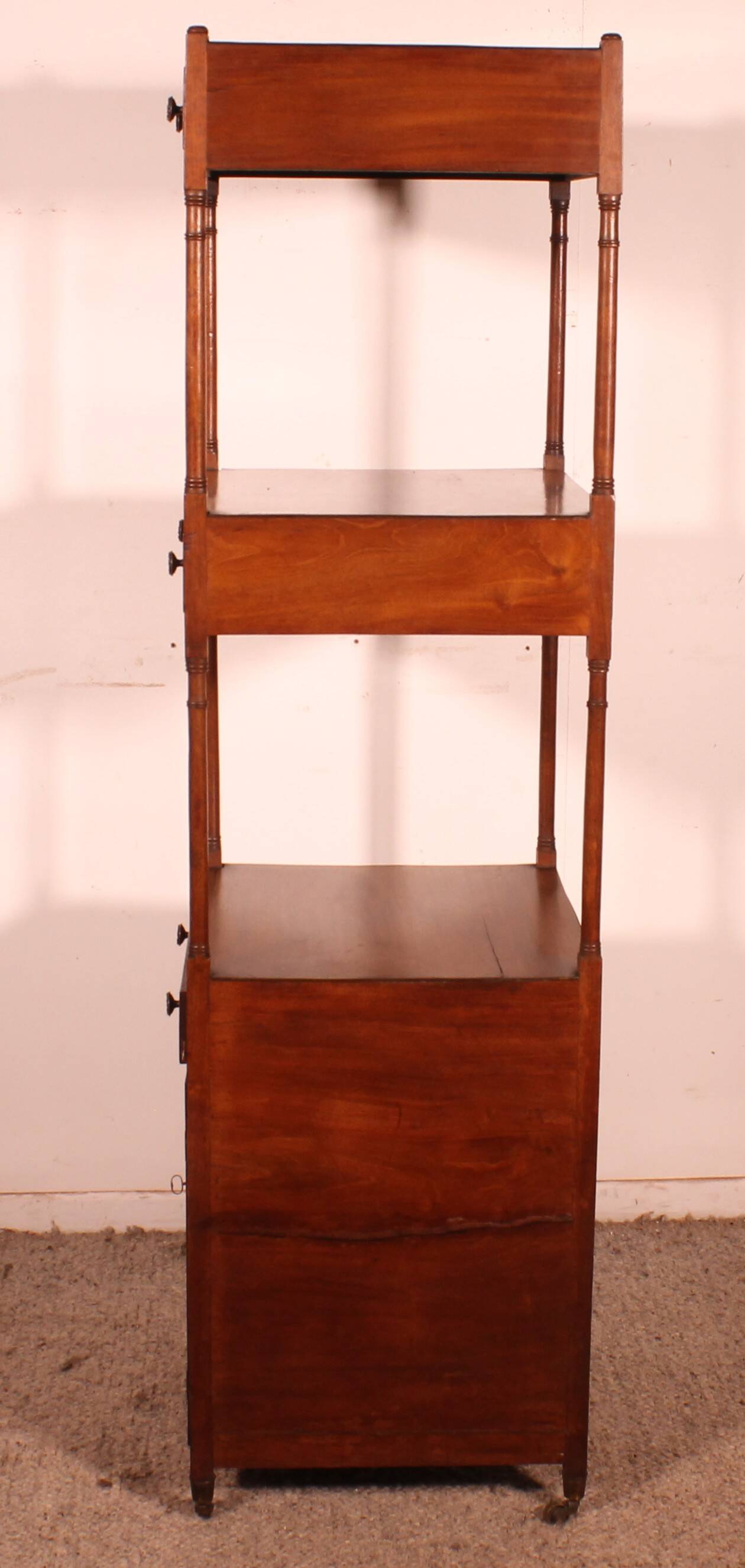 mahogany whatnot shelf circa 1800 George III period