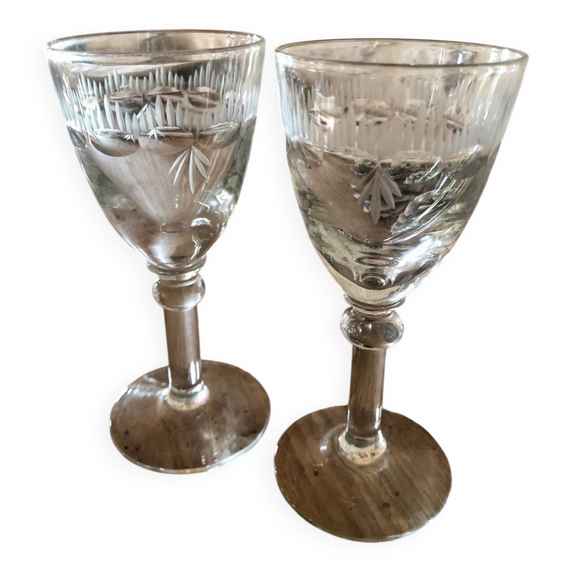 Antique aperitif glasses