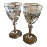 Antique aperitif glasses