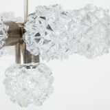 Cut-glass ceiling lamp from Kamenický Šenov, 70s